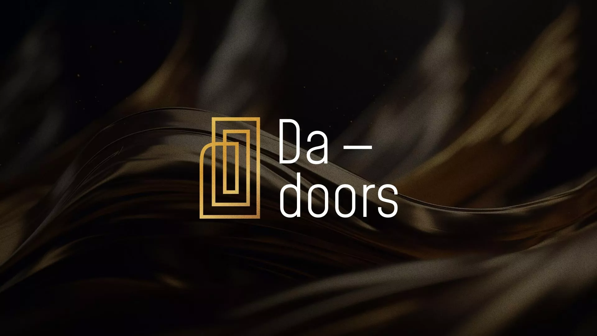 Разработка логотипа для компании «DA-DOORS» в Гатчине